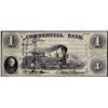 Image 1 : 1858 $1 Commercial Exchange Bank Obsolete Note