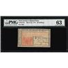 Image 1 : March 25, 1776 New Jersey 30 Shillings Colonial Note PMG Choice Uncirculated 63