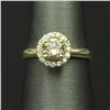 Image 1 : 14KT Yellow Gold 0.90 ctw Natural Brilliant Round Cut Diamond Solitaire Engageme