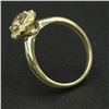 Image 2 : 14KT Yellow Gold 0.90 ctw Natural Brilliant Round Cut Diamond Solitaire Engageme