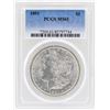 Image 1 : 1891 $1 Morgan Silver Dollar Coin PCGS MS61