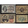 Image 1 : Lot of (4) Fractional Currency Notes