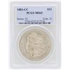 Image 1 : 1883-CC $1 Morgan Silver Dollar Coin PCGS MS65