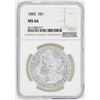 Image 1 : 1885 $1 Morgan Silver Dollar Coin NGC MS66