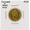 Image 1 : 1925 Columbia 5 Pesos Gold Coin