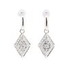 Image 1 : 14KT White Gold 0.60 ctw Diamond Earrings