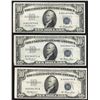 Image 1 : Lot of (3) 1953 $10 Silver Certificate Notes