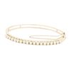 Image 1 : 14KT Yellow Gold Pearl Bangle Bracelet