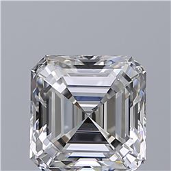 GIA/ASSCHER/F/SI1/2ct