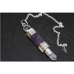 38X38X34 M.M. Natural Stone Pendulum Amethyst Gift Items