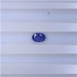 0.88 ceylon sapphire purple oval cut