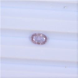 0.75 ct ceylon pink sapphire oval cut