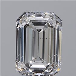 GIA/Emerald/D/SI2/1.01ct