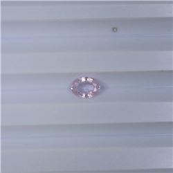 0.83 ct natural ceylon light pink sapphire oval cut