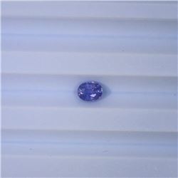0.78 ct natural ceylon purlpe saphire oval cut