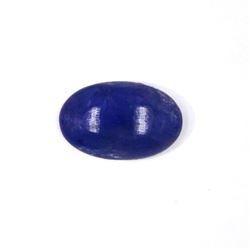 14.3 ct tazanite cab oval cut