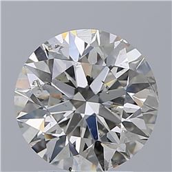 GIA/Round/I/SI2/2.1ct