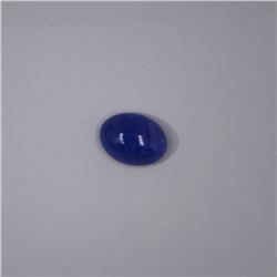 5.41 ct tanzanite cab oval cut