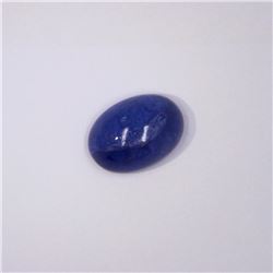 14.14 ct tanzanite cab oval cut