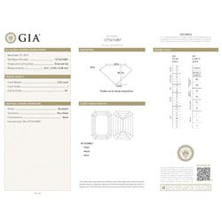 GIA/Emerald/I/SI1/2.02ct