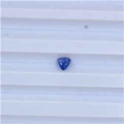 0.515 ct natural ceylon blue sapphire trillion cut