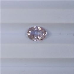 0.90 CT natural ceylon light pink sapphire oval cut