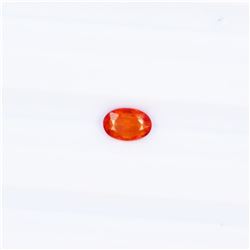 0.54 ct ceylon orange sapphire Oval cut
