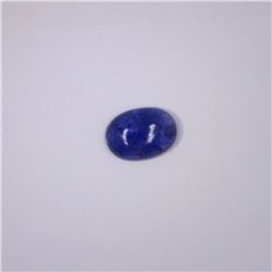 6.86 ct tanzanite cab oval cut