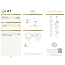 GIA/Heart/D/VS2/1ct