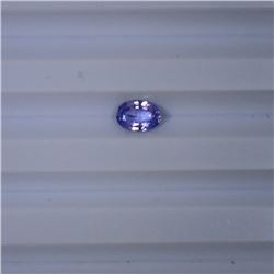 0.84 ct natural ceylon purple sapphire oval cut