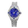 Image 1 : Rolex Pre-owned 26mm Womens Custom Blue with Tracker Stainless Steel - REF-470M3R