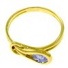 Genuine 0.65 ctw Tanzanite Ring Jewelry 14KT Rose Gold - REF-52K7V