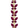 Image 1 : Genuine 16.5 ctw Ruby Bracelet Jewelry 14KT White Gold - REF-221W3Y