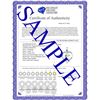 Image 2 : 0.05 CTW Blue Color Diamond Square Pendant 10KT Yellow Gold - REF-6N2F