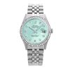 Rolex Pre-owned 36mm Mens Ice Blue Dial Stainless Steel - REF-580W4Y