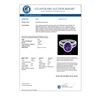 Image 3 : 3 CTW Amethyst & Micro VS/SI Diamond Halo Solitaire Ring 18K White Gold - REF-67H6A - 20927