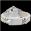 Image 3 : Rolex Men's Two Tone 14K Gold/SS, QuickSet, Diam Dial & Diam/Sapphire Bezel - REF-557A6N