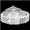 Image 3 : Rolex Men's Stainless Steel, QuickSet, Diam Dial & Diam/Ruby Bezel - REF-521N7A