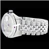 Image 4 : Rolex Men's Stainless Steel, QuickSet, Diam Dial & Diam/Ruby Bezel - REF-521N7A