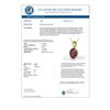Image 3 : 3.50 CTW Garnet Designer Inspired Solitaire Necklace 18K Yellow Gold - REF-29T3M - 21864