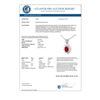 Image 3 : 0.51 CTW Ruby & Diamond Pendant 14K White Gold - REF-16T8M - 12623