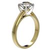 Image 4 : 2.05 CTW Certified H-SI/I Quality Diamond Solitaire Engagement Ring 10K Yellow Gold - REF-477Y3K - 3