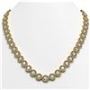 Image 1 : 35.32 CTW Diamond Designer Necklace 18K Yellow Gold - REF-5509N8Y - 42670