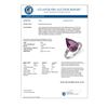 Image 3 : 4.10 CTW Amethyst & Diamond Ring 10K White Gold - REF-23W3F - 11520