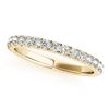 Image 5 : 2.04 CTW Certified VS/SI Diamond 2Pc Wedding Set Solitaire Halo 14K Yellow Gold - REF-253H6A - 30752