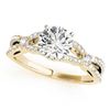 Image 2 : 1.5 CTW Certified VS/SI Diamond Solitaire 2Pc Wedding Set 14K Yellow Gold - REF-378H2A - 31891