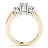 Image 5 : 2 CTW Certified VS/SI Diamond 3 Stone Solitaire Ring 18K Yellow Gold - REF-518Y5K - 28076