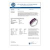 Image 3 : 1.65 CTW Amethyst & Diamond Ring 18K White Gold - REF-45A5X - 12310