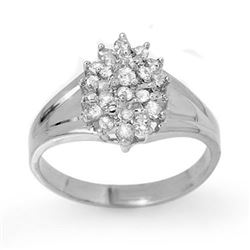 0.25 CTW Certified VS/SI Diamond Ring 14K White Gold - REF-32Y2K - 13392