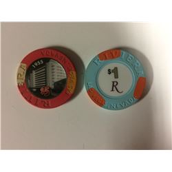 1950'S RIVIERA CASINO CHIPS LOT (LAS VEGAS)